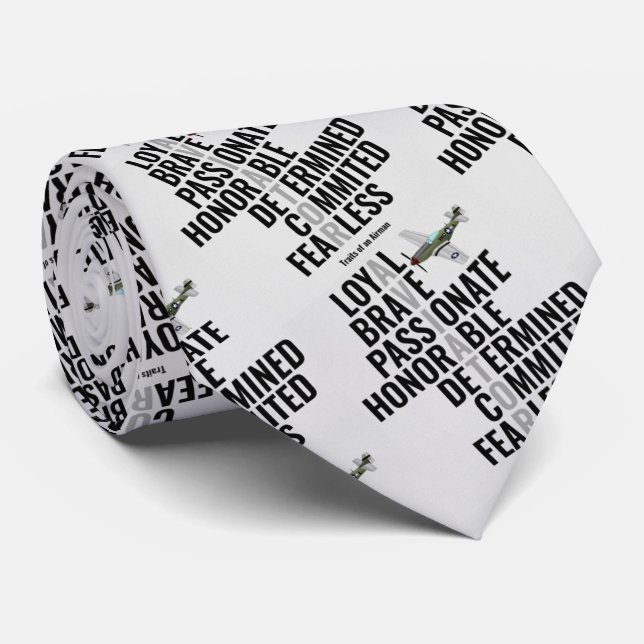 Traits of an Airman Tie (Rolled)