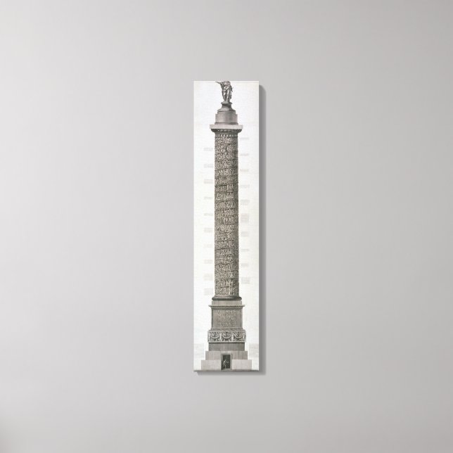 Trajan's Column (engraving) Canvas Print (Front)
