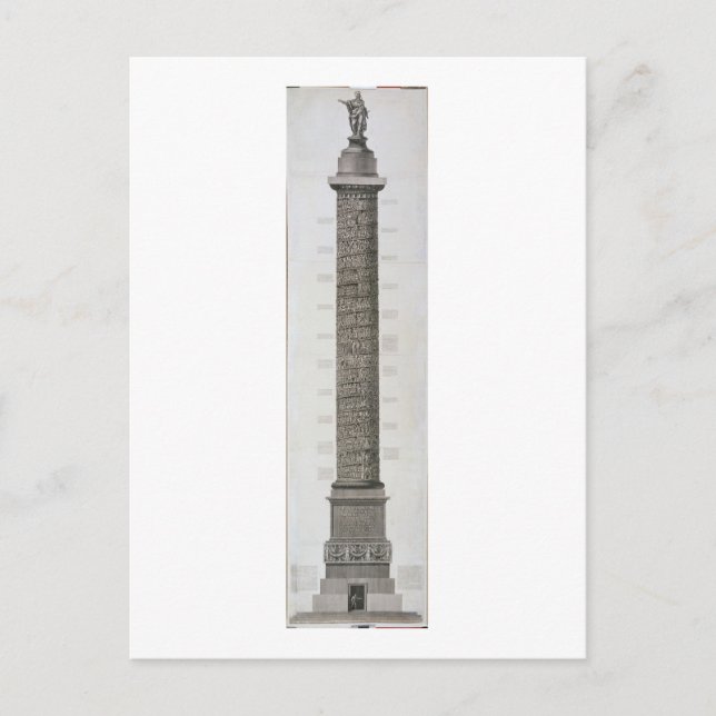 Trajan's Column (engraving) Postcard (Front)