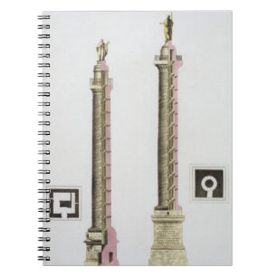 Trajan's column, Rome, from 'Le Costume Ancien et Notebook