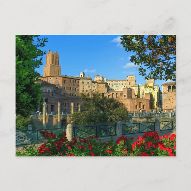 Trajan's forum, Traiani, Roma, Italy Postcard (Front)