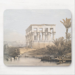 Trajan's Kiosk, hypaethral Temple at Philae Egypt Mouse Pad
