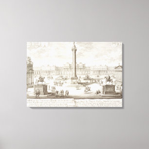 Trajan's Square Rome, from 'Entwurf einer historis Canvas Print