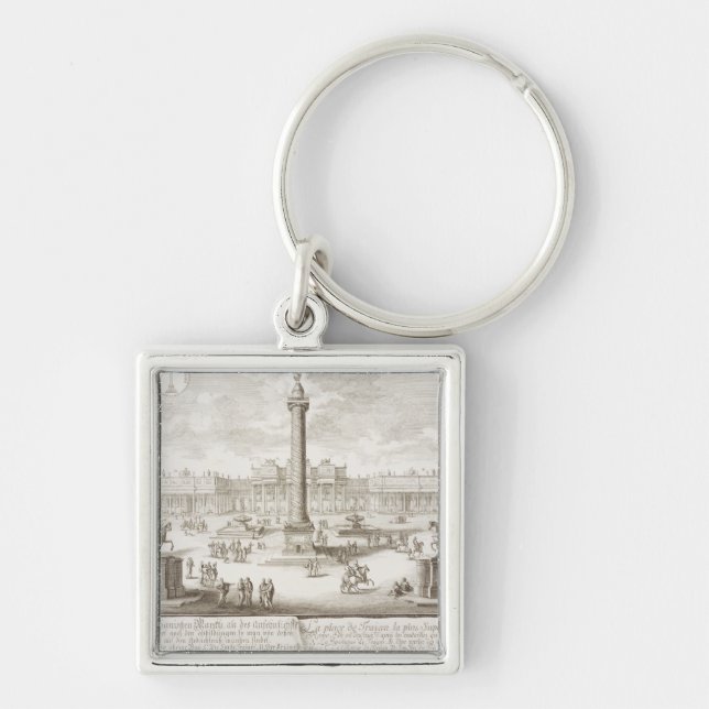 Trajan's Square Rome, from 'Entwurf einer historis Keychain (Front)