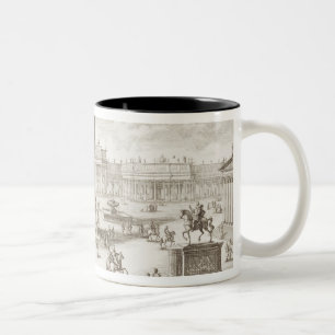Trajan's Square Rome, from 'Entwurf einer historis Two-Tone Coffee Mug