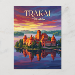 Trakai Historical National Park Lithuania Postcard
