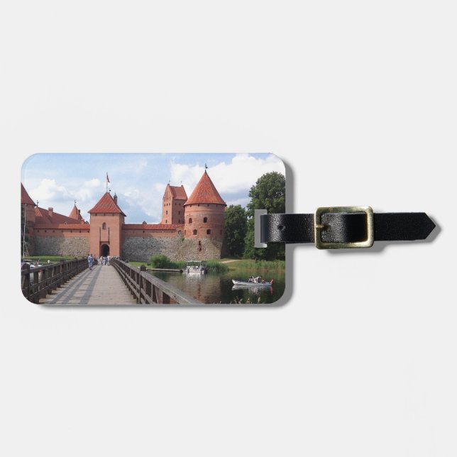 Trakai Island Castle - LITHUANIA --- Luggage Tag (Front Horizontal)