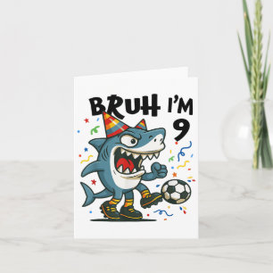 Tralalero Tralala Italian Brainrot Boy Soccer 9th Card