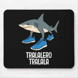 Tralalero Tralala Italian Brainrot Funny Meme Mouse Pad