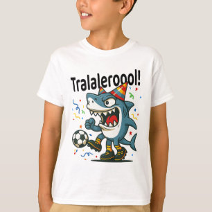 Tralalero Tralala Italian Brainrot Soccer Birthday T-Shirt