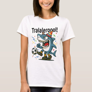 Tralalero Tralala Italian Brainrot Soccer Birthday T-Shirt