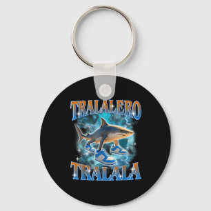 Tralalero Tralala Shark Meme Bootle Keychain