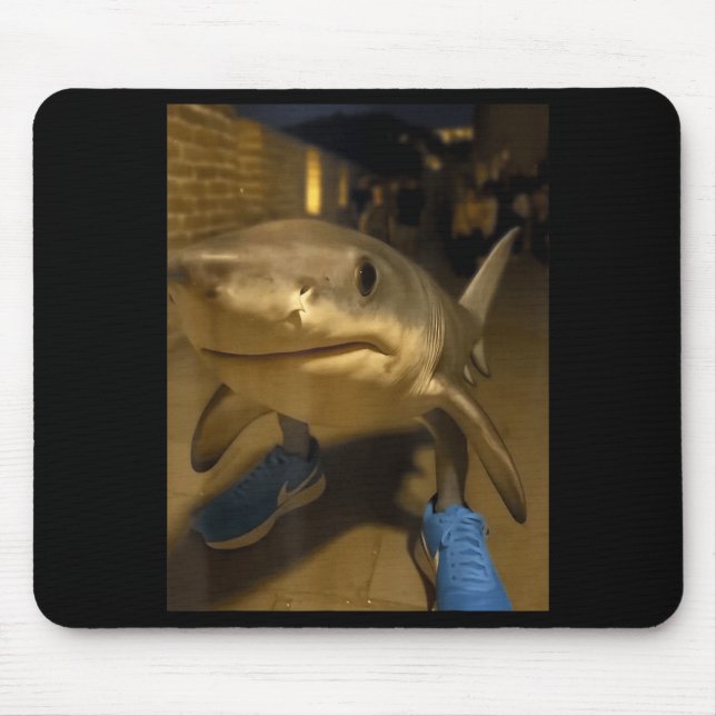 Tralalero tralala shark meme  mouse pad (Front)