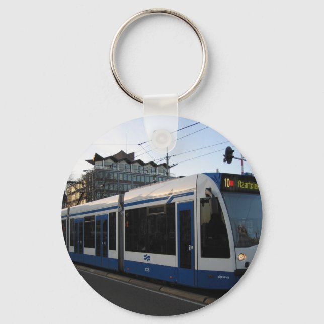 Tram Amsterdam Keychain (Front)