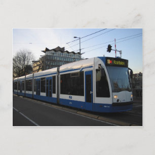 Tram Amsterdam Postcard