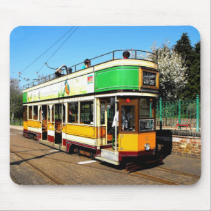 Tram at Colyton station Mouse Pad