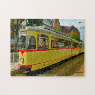 Tram Düsseldorf Germany. Jigsaw Puzzle