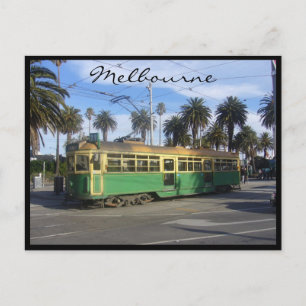 tram melbourne postcard