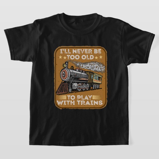 Tram Train Driver Tram Tram Tram Railway Tram Rail T-Shirt (Laydown)