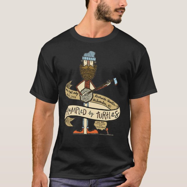 Trampled by Turtles are an American bluegrassfolk  T-Shirt (Front)