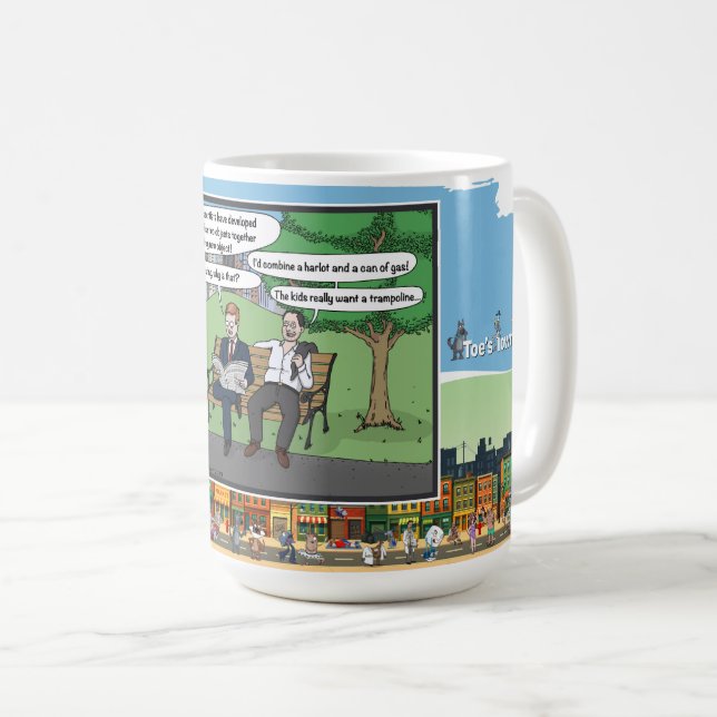 Trampoline | Father’s Day Classic Coffee Mug (Front Right)