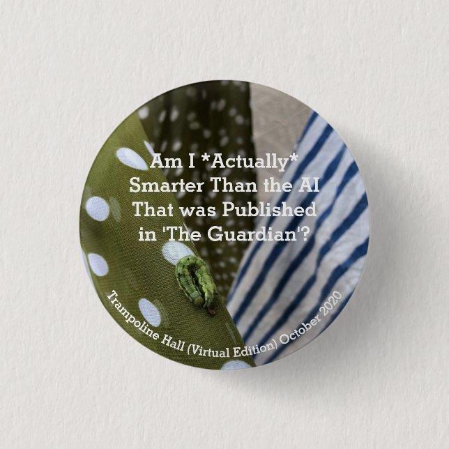 TRAMPOLINE HALL (Virtual Edition) - October 2020 1 Inch Round Button (Front)