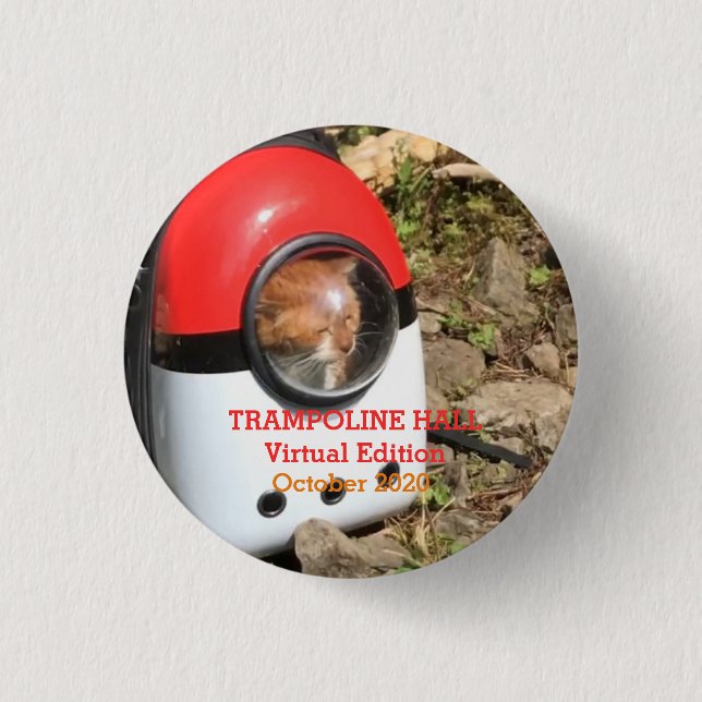 TRAMPOLINE HALL (Virtual Edition) - October 2020 1 Inch Round Button (Front)