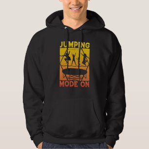Trampoline Jumping Mode on Trampoline Gymnastics Hoodie
