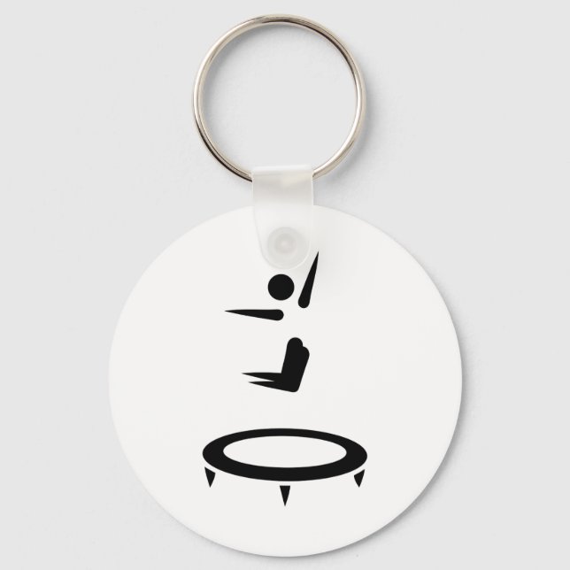 Trampoline Keychain (Front)