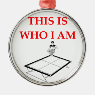 trampoline metal ornament
