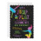 Trampoline Park Girls Birthday Party Invitation