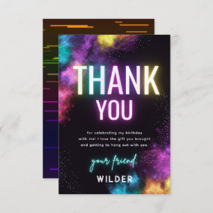 Trampoline Party Thank You Card