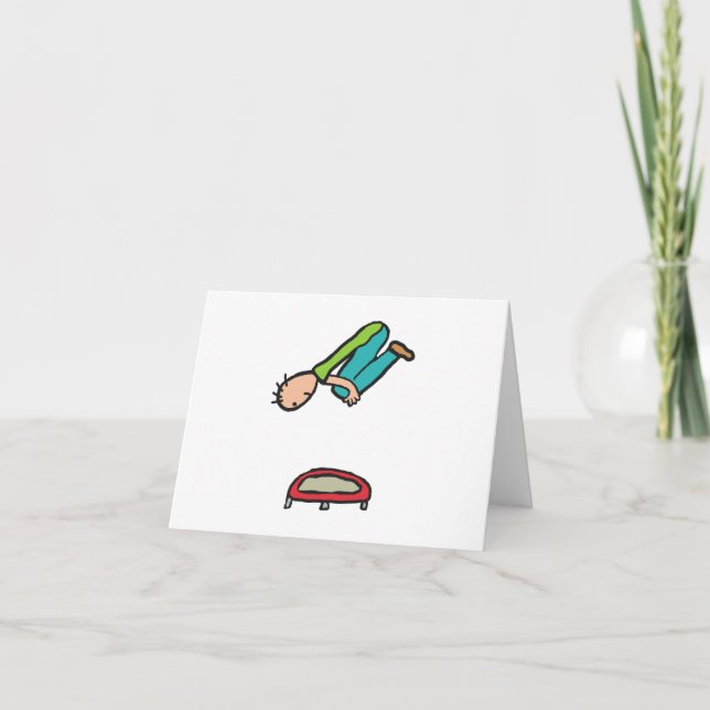 Trampolining Card (Front)