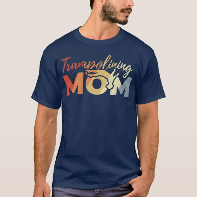 Trampolining Mother boy T-Shirt (Front)