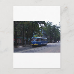 Trams in Ukraine Postcard