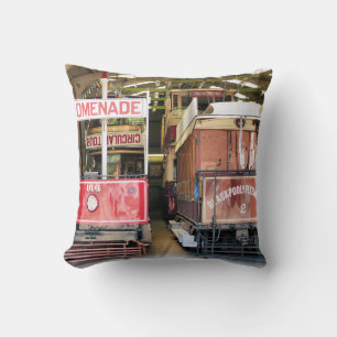 TRAMS THROW PILLOW