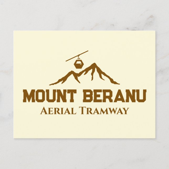 Tramway aérien du mont Beranu - Carte postale (Devant)