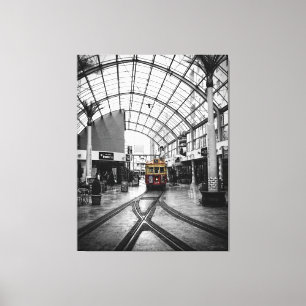Tramway : Christchurch Nouvelle-Zélande Toile