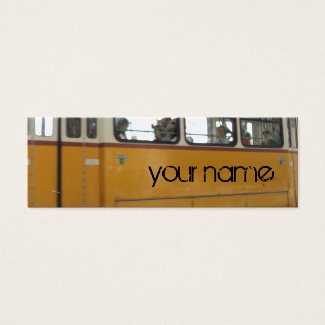 tramway jaune (Devant)