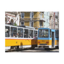 Tramways de Sofia, Bulgarie Carte postale