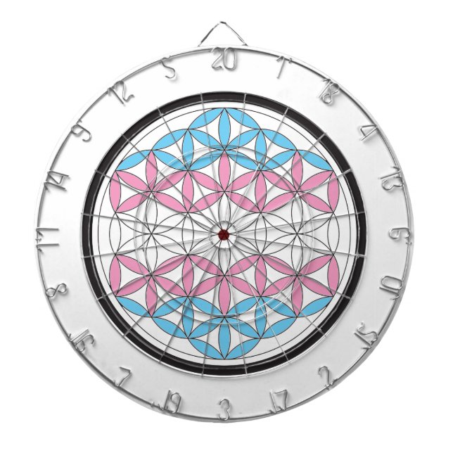tran Sacred geometry Dartboard (Front)