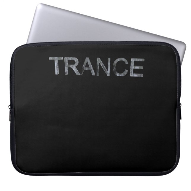 Trance Electronic Dance Music Laptop Sleeve (Front)