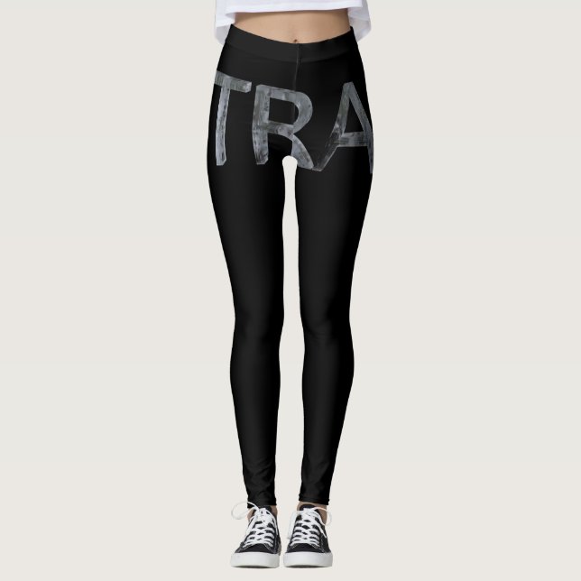 Trance Electronic Dance Music Leggings (Front)