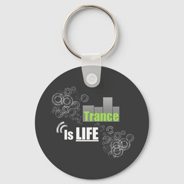 Trance Is Life Keychain (Front)