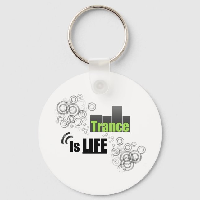 Trance Is Life Keychain (Front)