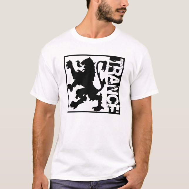 Trance Lion Black T-Shirt (Front)