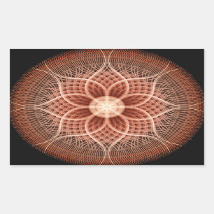 Trance Lotus Mandala Sticker