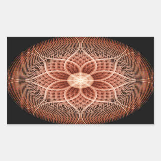 Trance Lotus Mandala Sticker