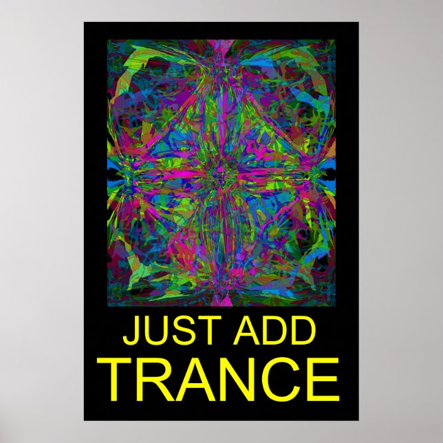 Trance music poster (Front)