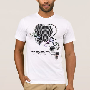 trance. squiggle hearts. T-Shirt